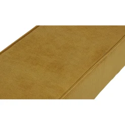 Banc en velours côtelé abricot - Popy