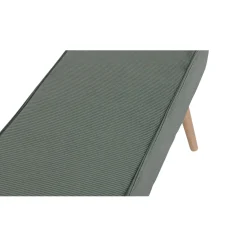 Banc en velours côtelé vert - Popy