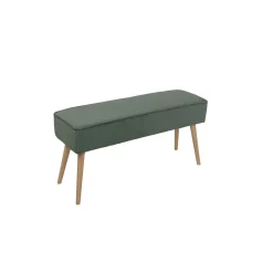 Banc en velours côtelé vert - Popy
