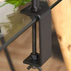 Barre décorative de table ajustable noir