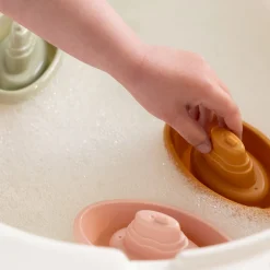 Bateaux de bain à empiler rose