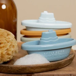 Bateaux de bain à empiler bleu