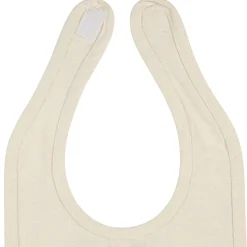 Bavoir en coton écru et rouge - Famille