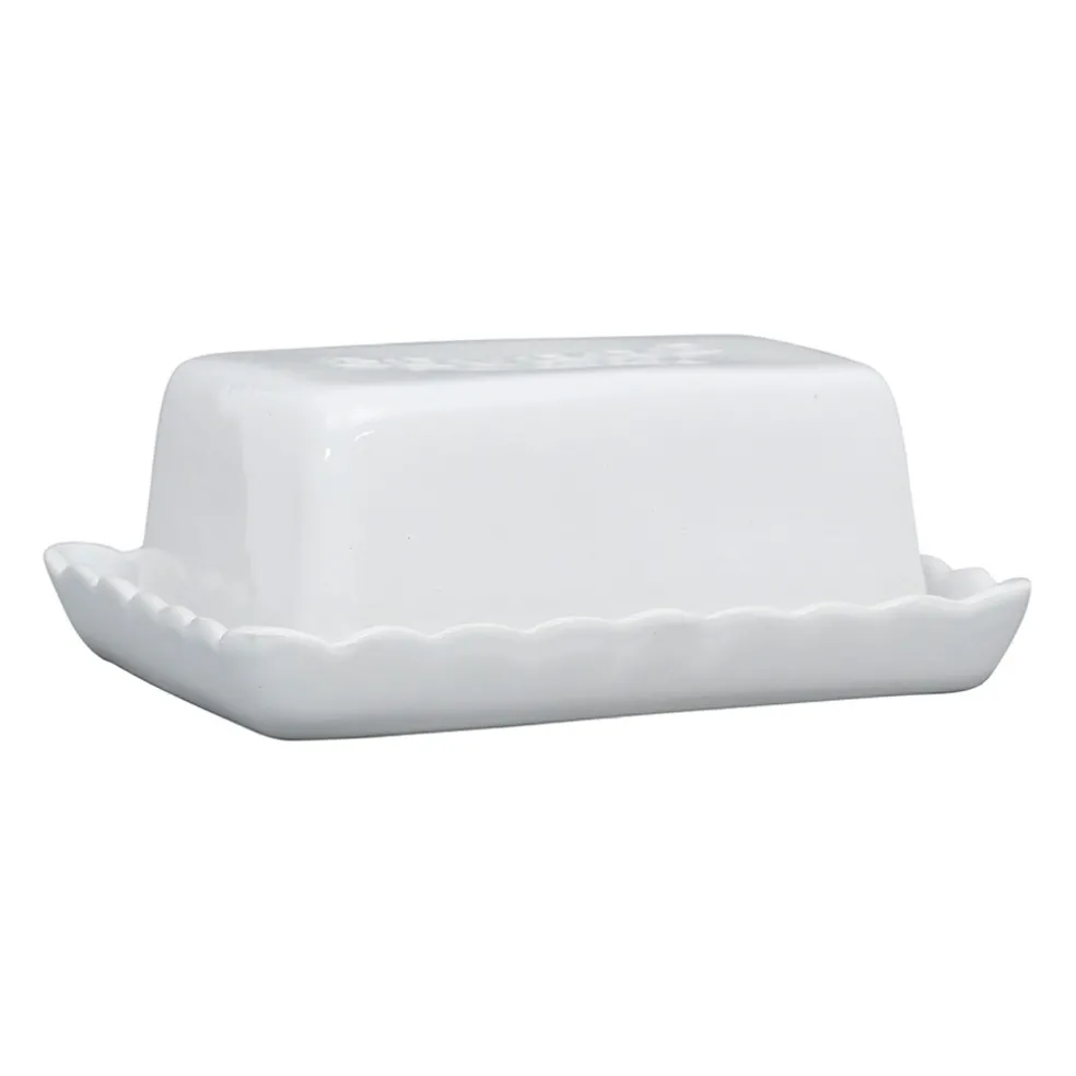 Beurrier en grès blanc - Dulci