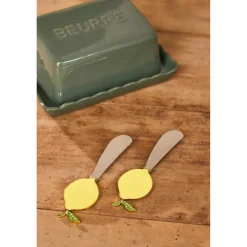 Beurrier en grès romarin - Dulci