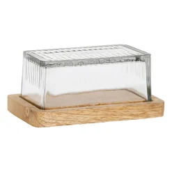 Beurrier en verre et manguier - grand office