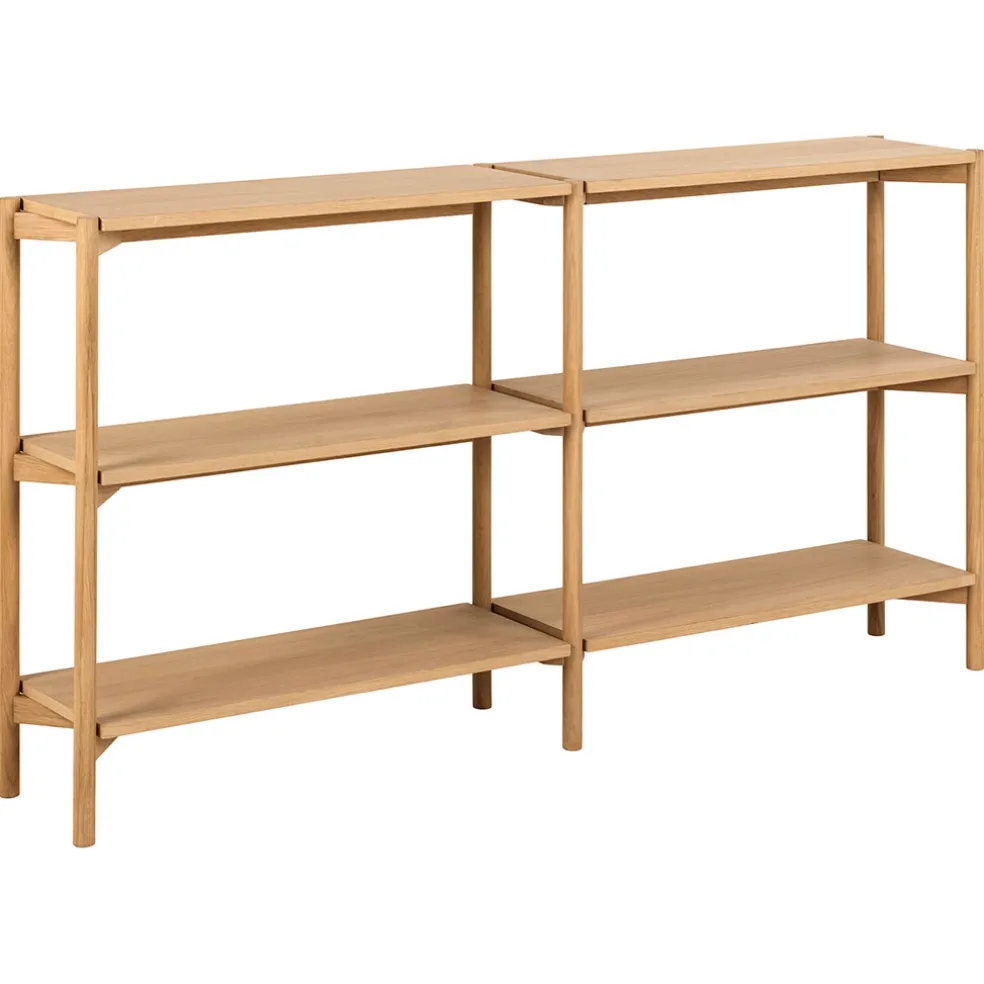 Bibliotheque en Bois Naturel - Braidwood