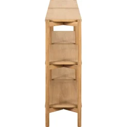 Bibliotheque en Bois Naturel - Braidwood