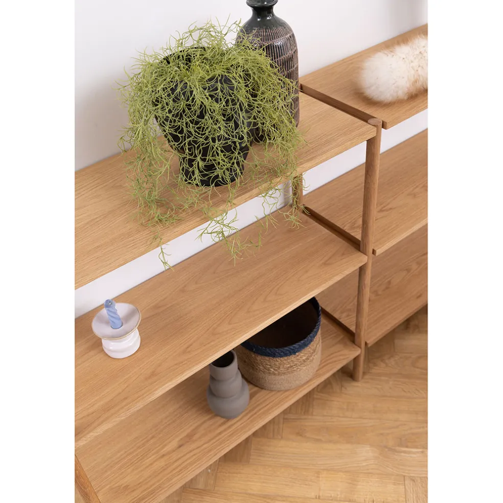 Bibliotheque en Bois Naturel - Braidwood