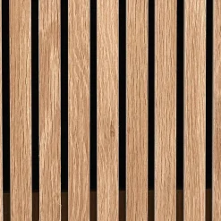 Bibliotheque en bois naturel h140cm - Kara