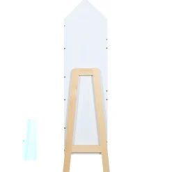 Bibliotheque gabriel blanc en pin