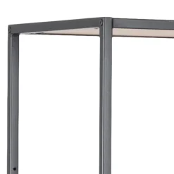 Bibliotheque industrielle en métal et chêne - Senzo