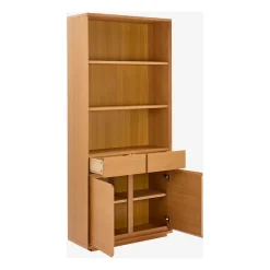 Bibliothèque 2 portes en chêne - Hazo