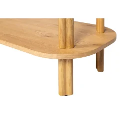 Bibliothèque siro en chêne naturel 110x40xh170cm