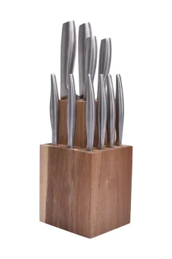 Bloc couteaux fusal 10 pièces bloc en olivier