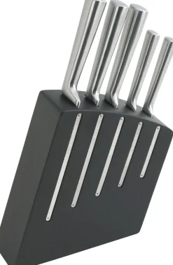 Bloc couteaux kimono 5 couteaux de cuisine bloc noir