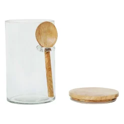 Bocal avec cuillere et couvercle de chez gaston naturel 1.8l