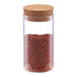 Bocal verre avec couvercle liège 17.5cl