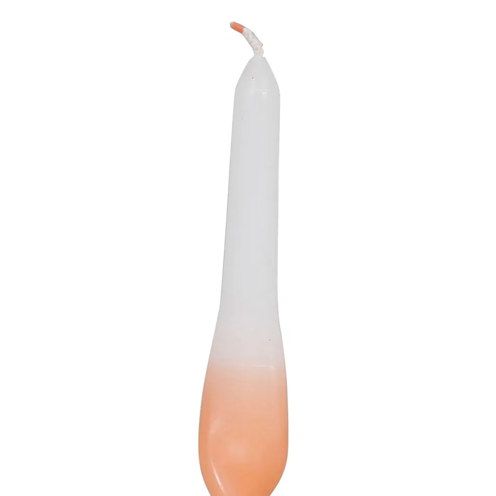 Boite de 3 bougies chandelle orange 50g - Torsade