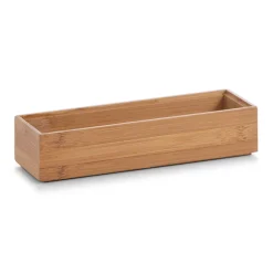 Boite de rangement en bambou 23x7.5xh5cm