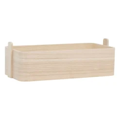 Boite rectangulaire en paulownia naturell - anordi