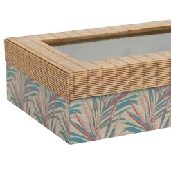 Boite the 6 compartiments tropic'art multicolore nature