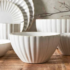 Bol en céramique beige d14.5cm - Vlora