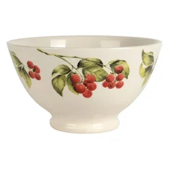 Bol en faïence groseilles 75cl - Collection
