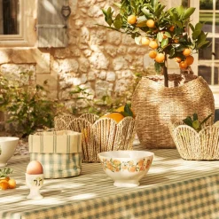 Bol en faïence orange 75cl - Collection