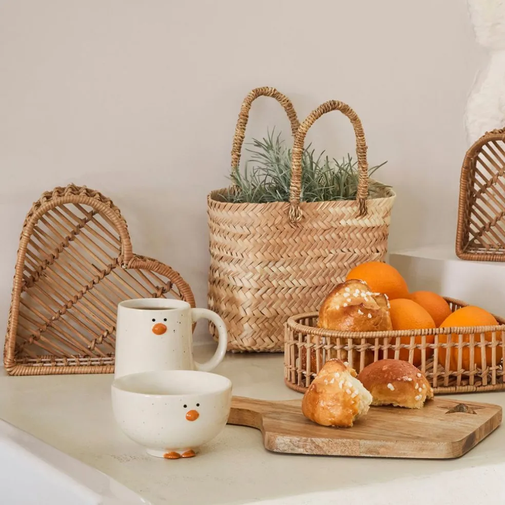 Bol en grès blanc canard 30cl - Sweetdream