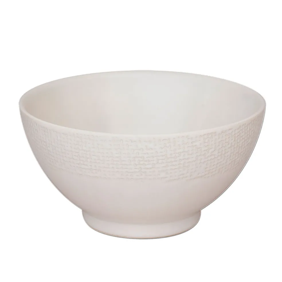 Bol en grès blanc d14cm - vesuvio