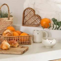 Bol en grès blanc ours 30cl - Sweetdream