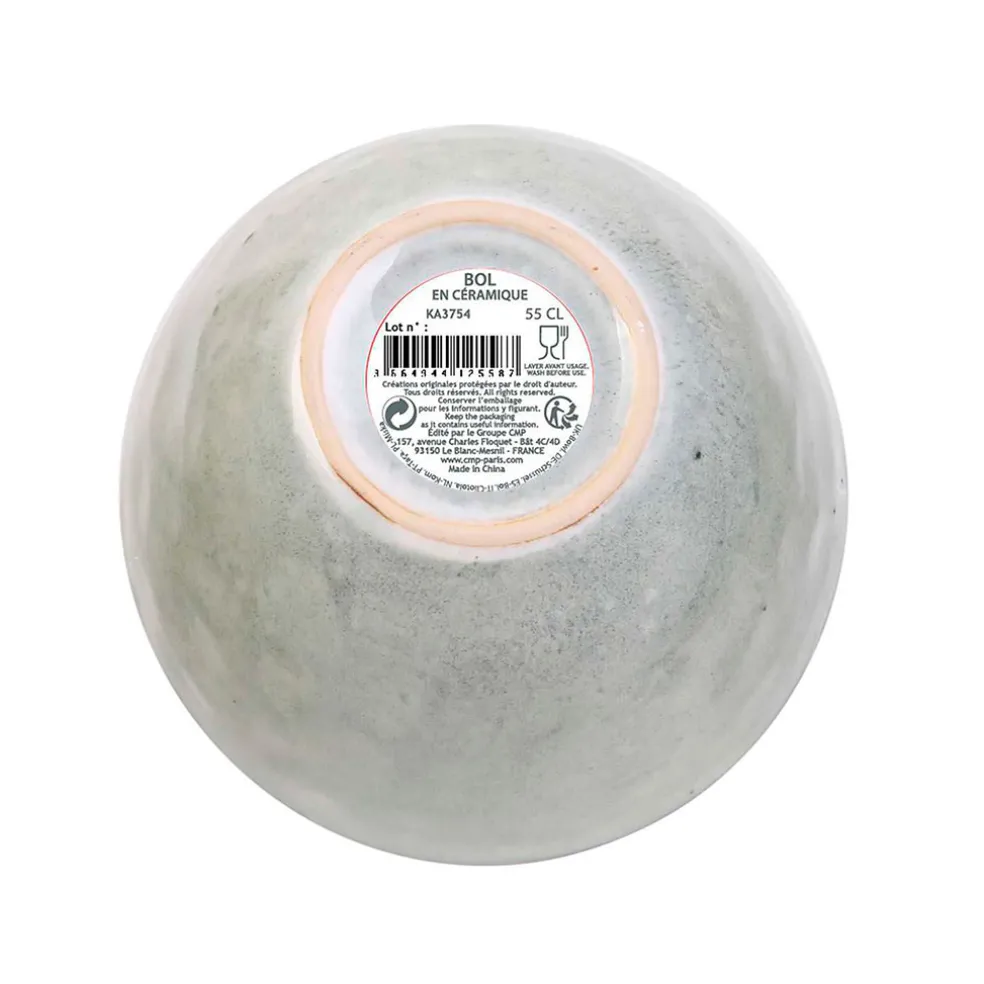 Bol en grès gris 55cl - au gres du temps