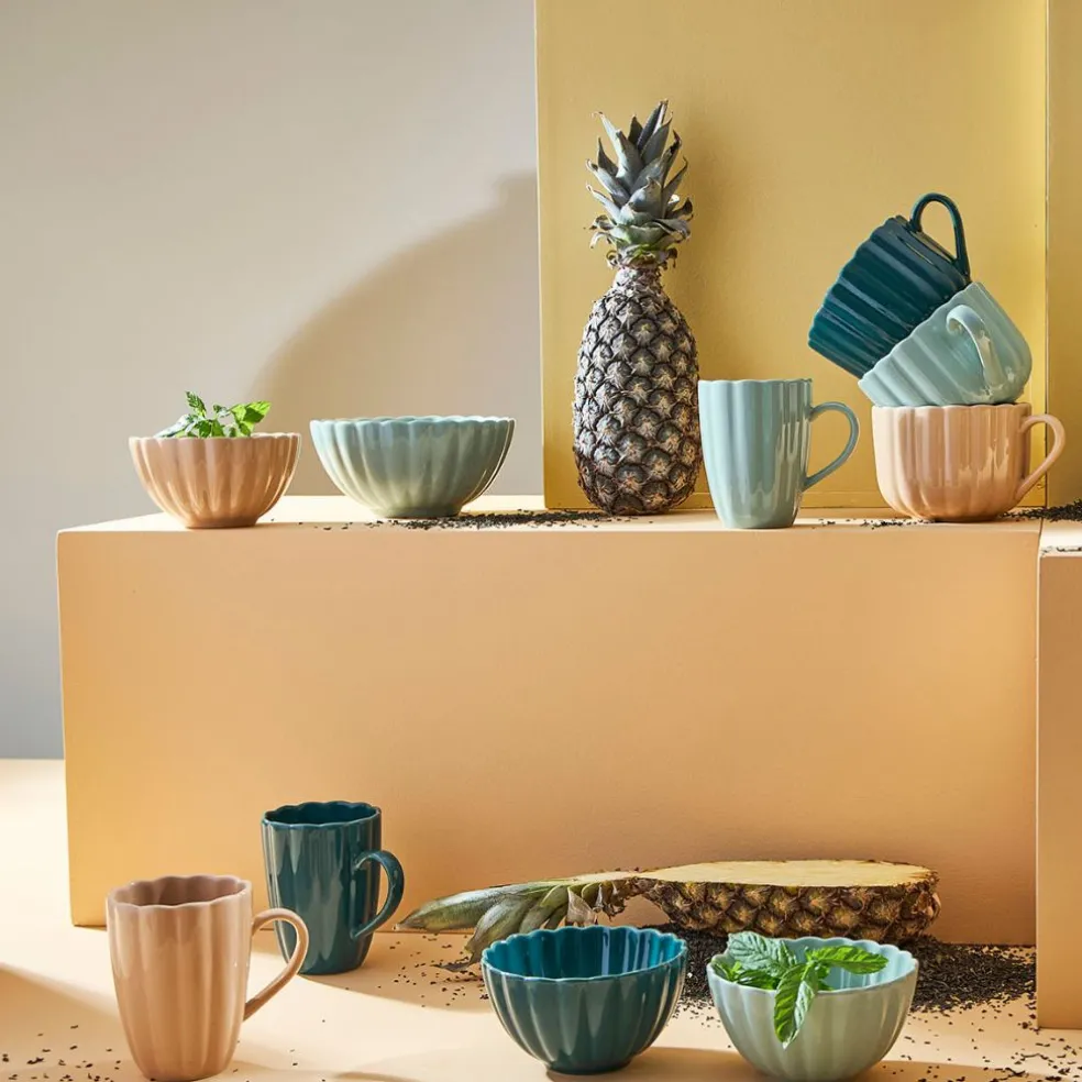 Bol en grès sauge 60cl - Romancero