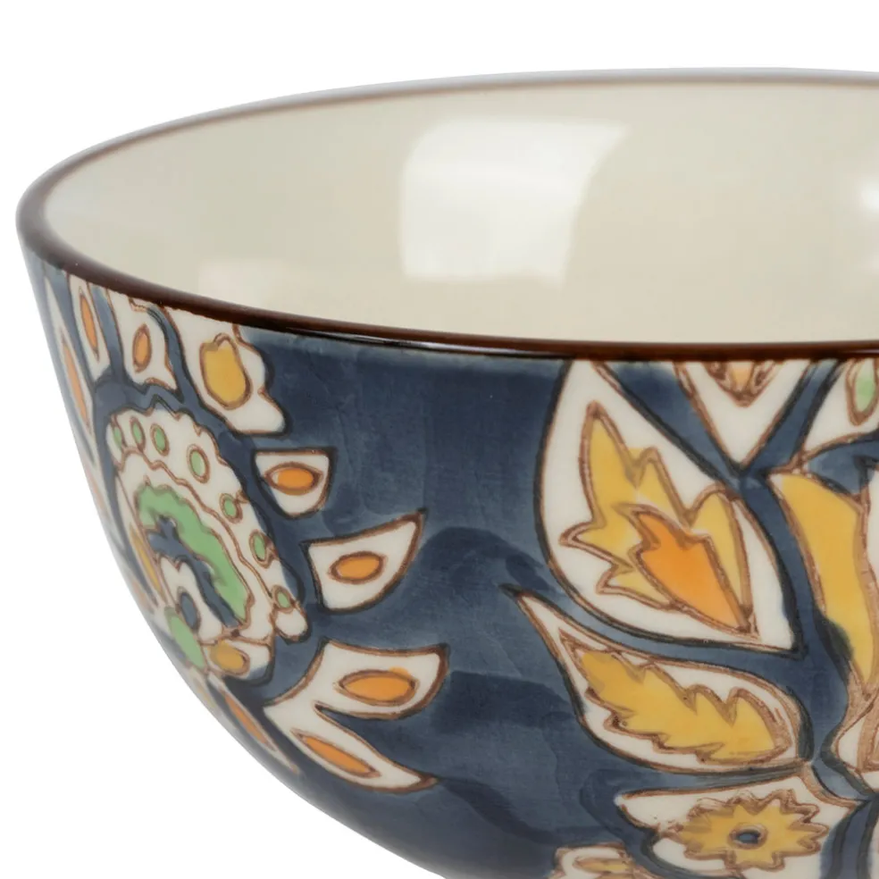 Bol x4 orchila multicolore 30cl