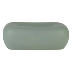 Boîte à mouchoir en grès sauge - Klosen