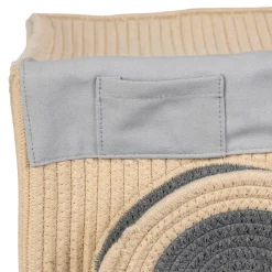 Boîte rangement lave-linge en coton écru - Sweetdream