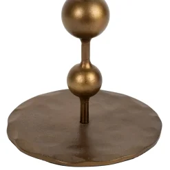 Bougeoir en fer mordoré h30cm - Soleil