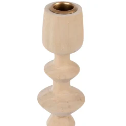 Bougeoir en pin naturel h33.5cm - Boise