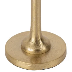 Bougeoir palmier en aluminium doré h25cm - Tropic Etoil