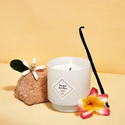 Bougie Bijou Bracelet Or bille noire Monoï des îles 45h