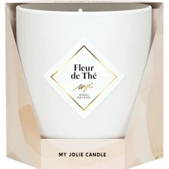 Bougie Bijou Bracelet Or bille noire Fleur de thé 45h