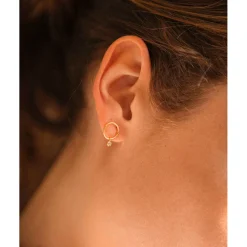 Bougie Bijou Bracelet Or bille beige Fleur de cerisier 45h