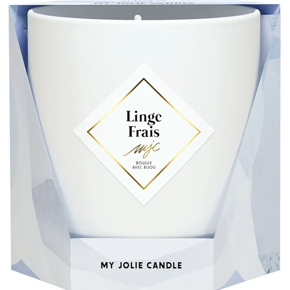 Bougie Bijou Bracelet Or bille noire Linge frais 45h