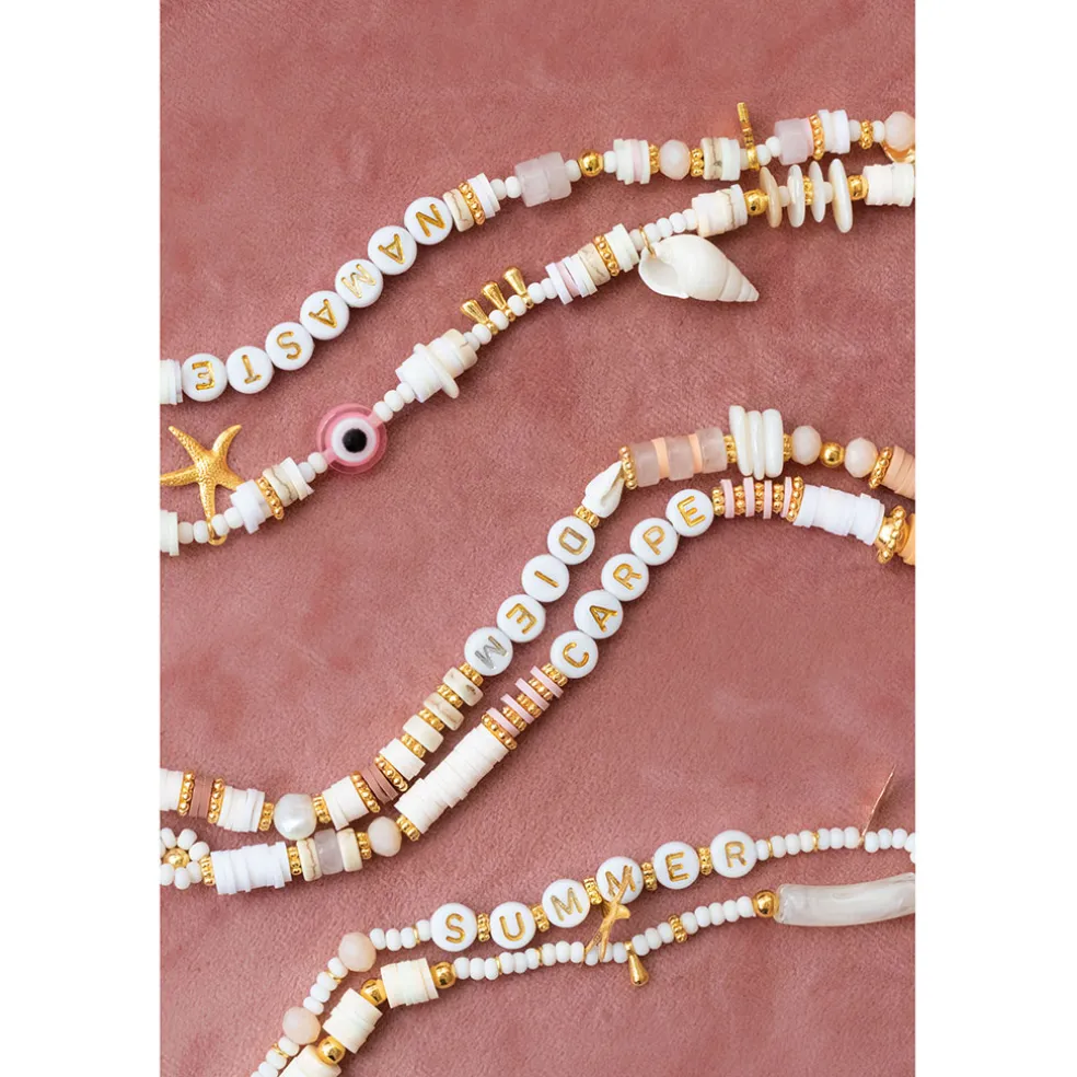 Bougie diy mes bijoux de téléphone en perles heishi