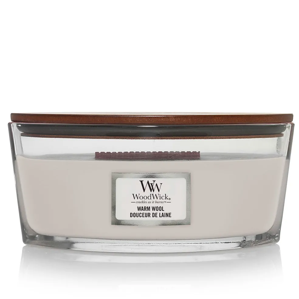 Bougie ellipse parfumée Douce de lain