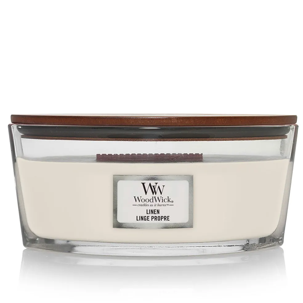 Bougie ellipse parfumée Linge propre