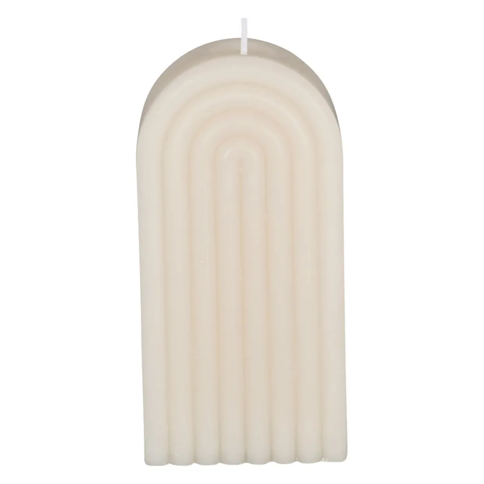 Bougie en cire ecru - Funny