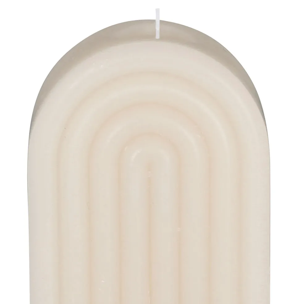 Bougie en cire ecru - Funny