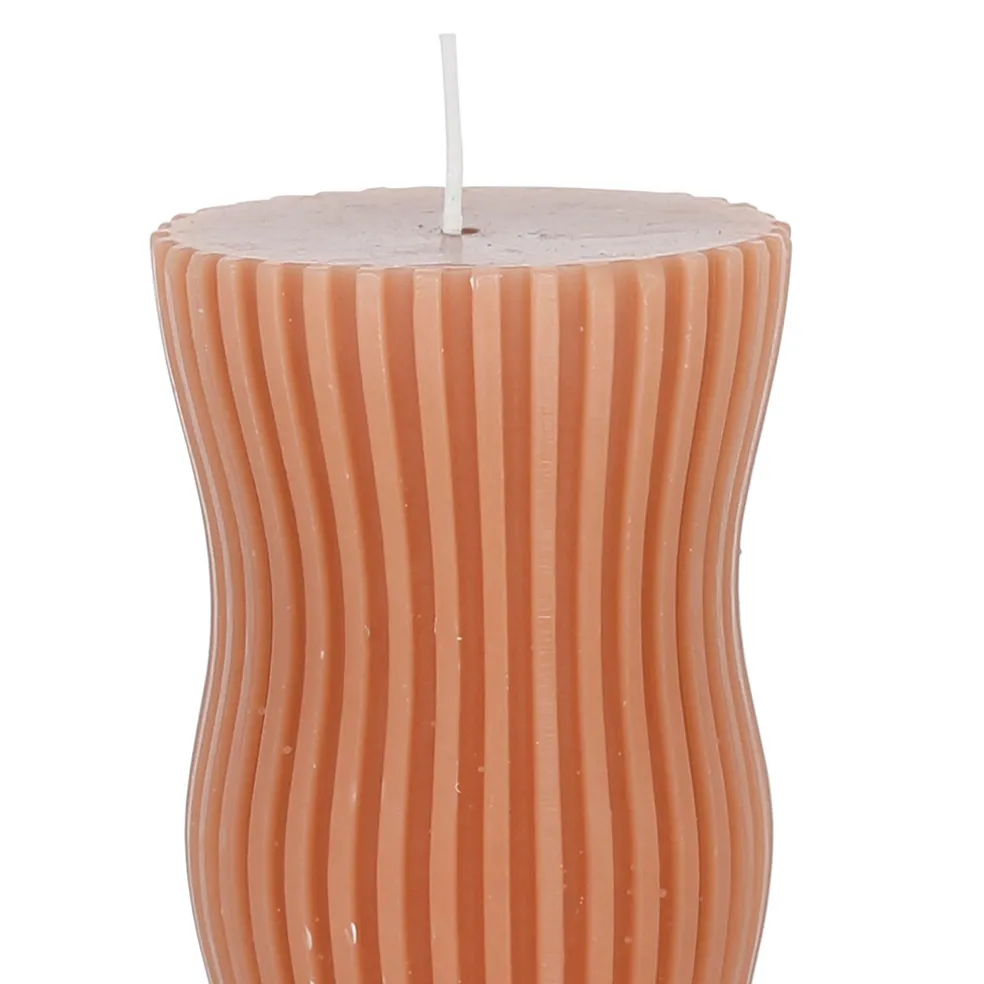 Bougie en cire marron - Organic